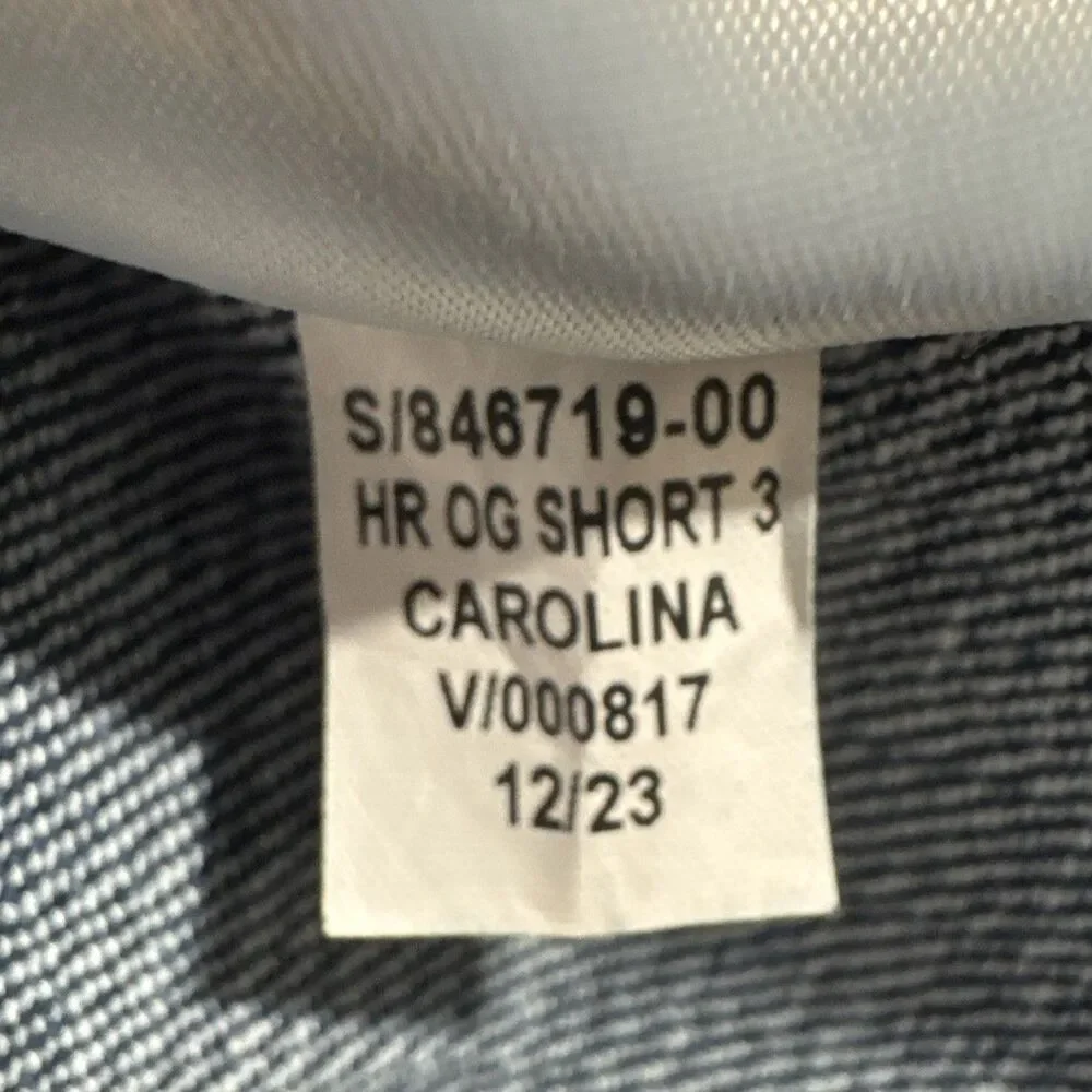 Old Navy High Rise OG Straight Shorts 0 (W26 Inseam 2.5) Blue Distressed Womens